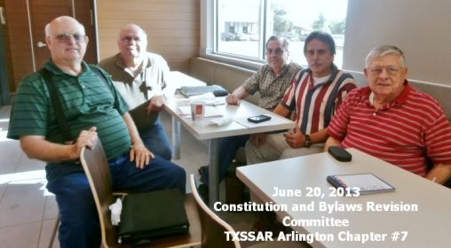 June 20, 2013 Constitution & Bylaws Revision Committee