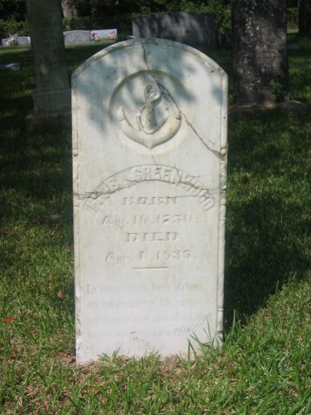Henry Bailey Greenwood headstone